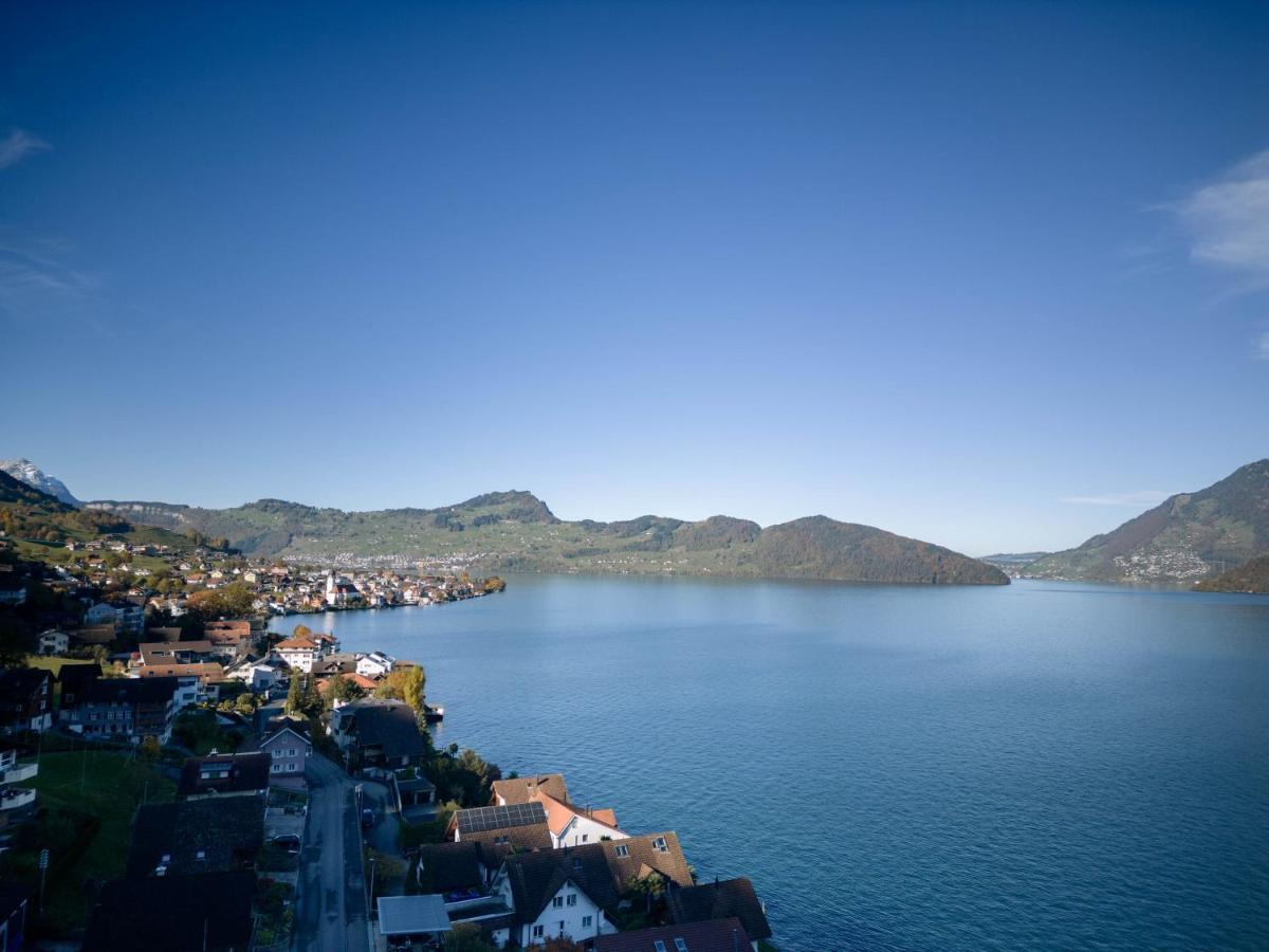 Chez-Marie Vue Fantastique Entre Lac Et Montagne Beckenried Εξωτερικό φωτογραφία